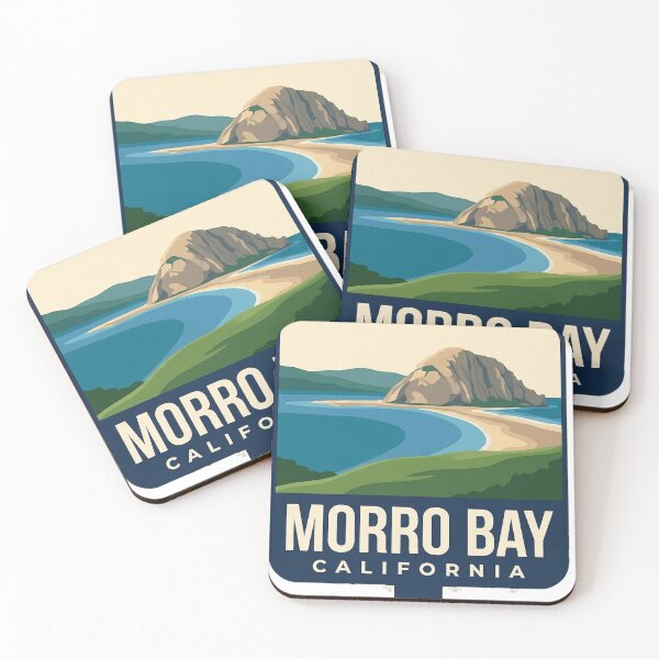 Item preview, Morro Bay California Black Hill View Ribbon Badge Sticker designed and sold by DetourDgn.