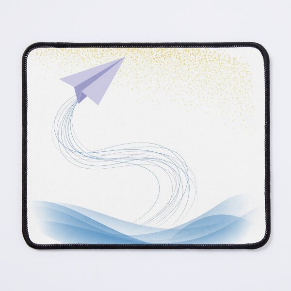 Item preview, Minimalist Paper Plane Gentle Ascent designed and sold by LuxAir.
