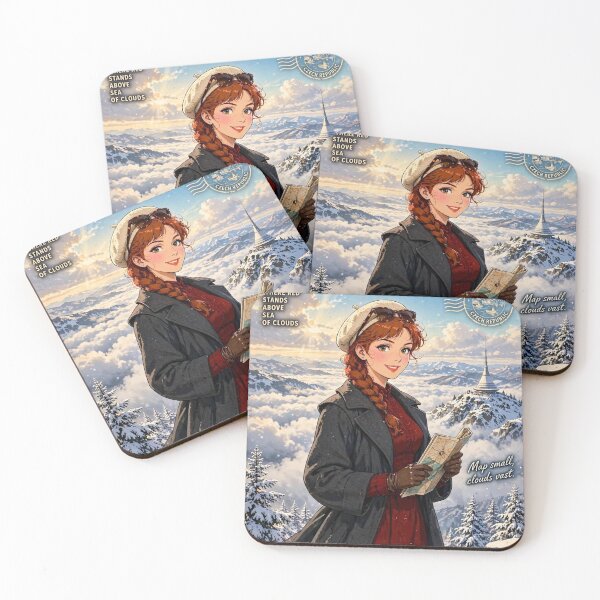 Item preview, Czech Republic — Ještěd Mountain — Above the Winter Clouds designed and sold by DibujandoPorfa.