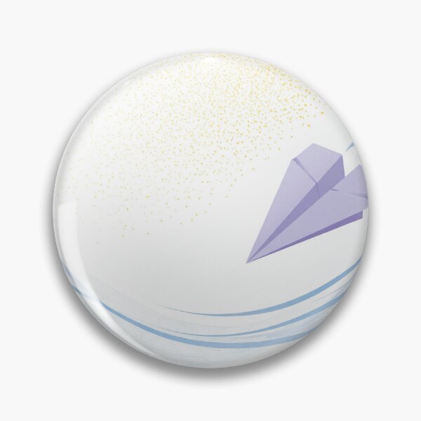 Item preview, Minimalist Paper Plane Ribbon Dive designed and sold by LuxAir.