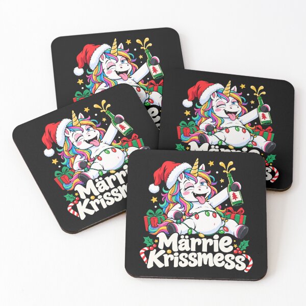 Item preview, Merry Christmas Unicorn Christmas Funny designed and sold by Loona97.