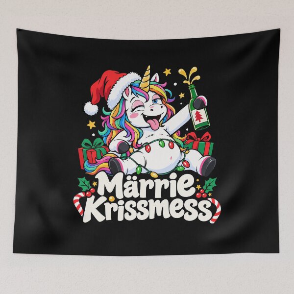 Item preview, Merry Christmas Unicorn Christmas Funny designed and sold by Loona97.