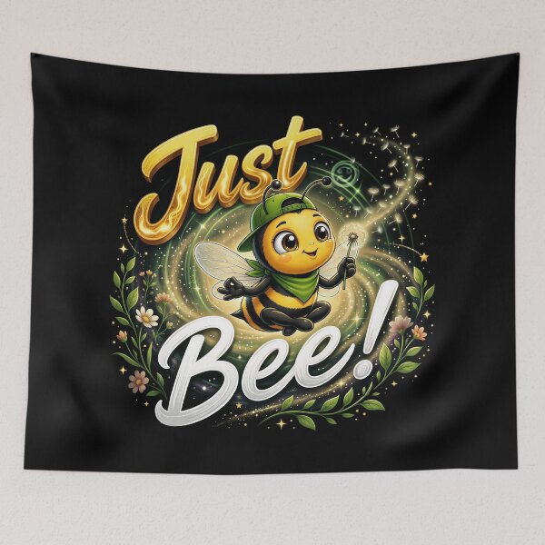 Item preview, Just Bee - Cute Inspirational Bumblebee Zen Art designed and sold by Be Free Effect.