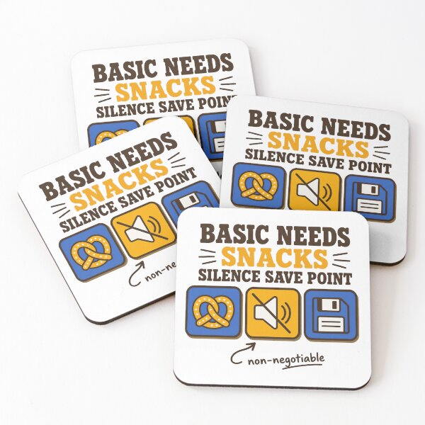 Item preview, Basic Gamer Needs Snacks Silence Save Point designed and sold by MOSIDRIP™.