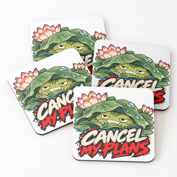 Item preview, Cancel My Plans Frog - Funny Introvert Homebody designed and sold by CreatifStudios.