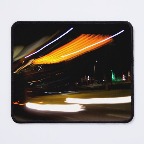 Item preview, Golden Light Trails of a Passing Bus, Night City designed and sold by Marino4ka.