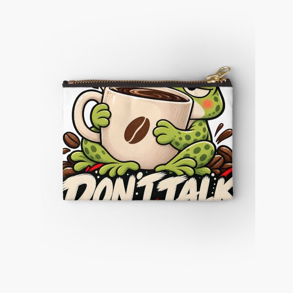 Item preview, Grumpy Coffee Frog - Don't Talk To Me Yet designed and sold by CreatifStudios.