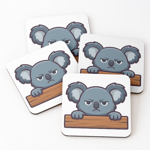 Item preview, Peeking, Judging: Grumpy Koala Over the Ledge designed and sold by Odd-jack.
