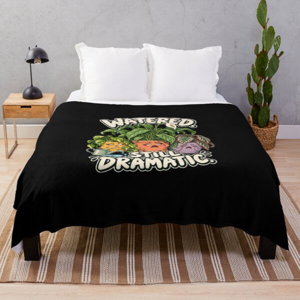 Item preview, Watered Still Dramatic – Funny Houseplant Trio designed and sold by MichelleAlline.