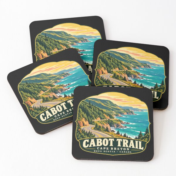 Item preview, Vintage Cabot Trail – Cape Breton's Legendary Coastal Road, Nova Scotia designed and sold by CosmicAnomaly.