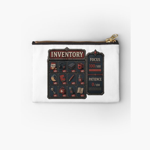 Item preview, Gamer Inventory Screen Focus Stats designed and sold by MOSIDRIP™.
