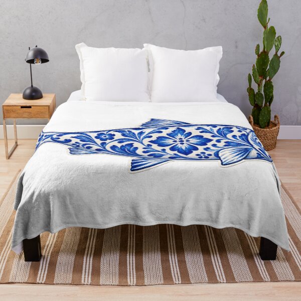 Item preview, Azulejo Sardine - Portuguese Tile Lisbon Sardine designed and sold by CreatifStudios.