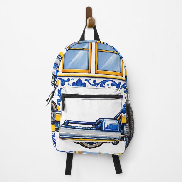 Item preview, Lisbon Tram Azulejo - Yellow Tram Portugal Travel designed and sold by CreatifStudios.