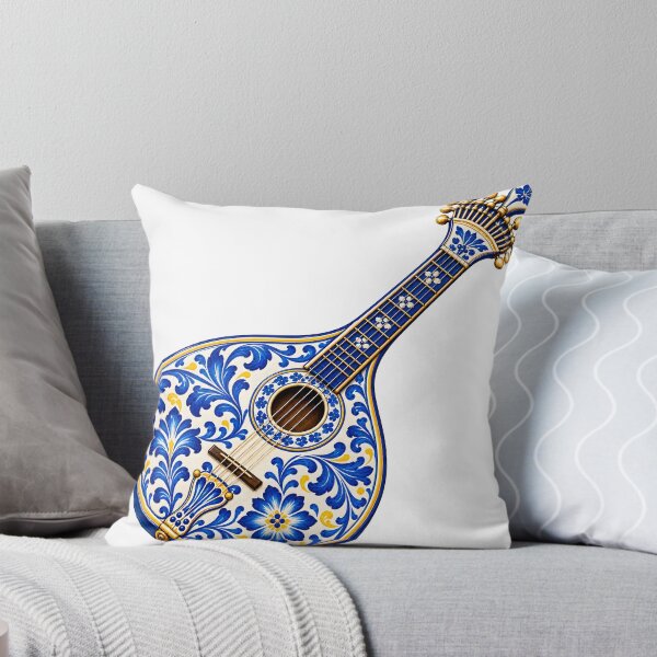 Item preview, Guitarra de fado de azulejo – Guitarra portuguesa designed and sold by CreatifStudios.