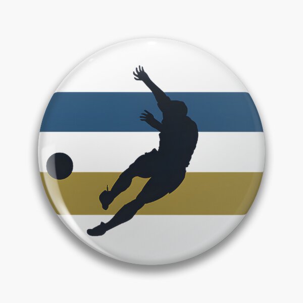Item preview, Dynamic Soccer Player Silhouette Sports Design for Fans and Athletes designed and sold by CHIKIAR.
