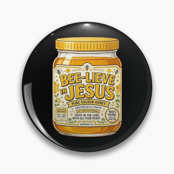 Item preview, BEE-LIEVE IN JESUS - Proverbs 3:5 Trust In The Lord designed and sold by plushism.