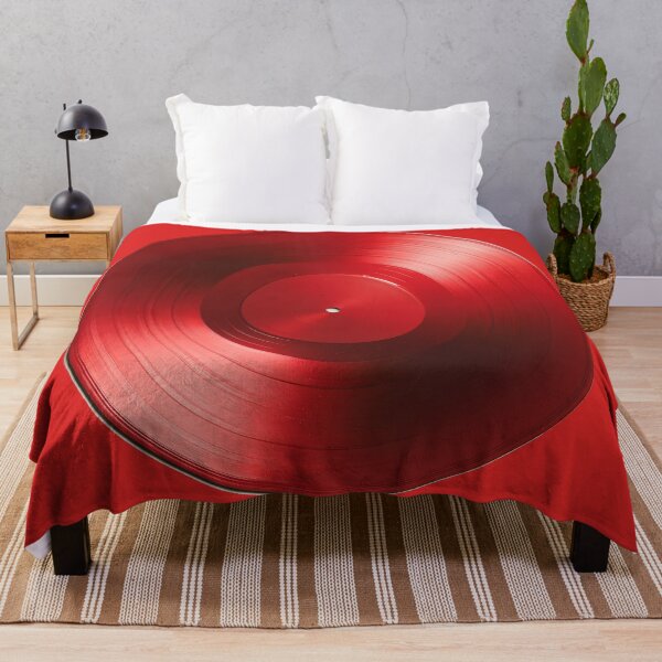 Item preview, Red Vinyl Record Design - Retro Metallic Music Art designed and sold by peterdesigns.