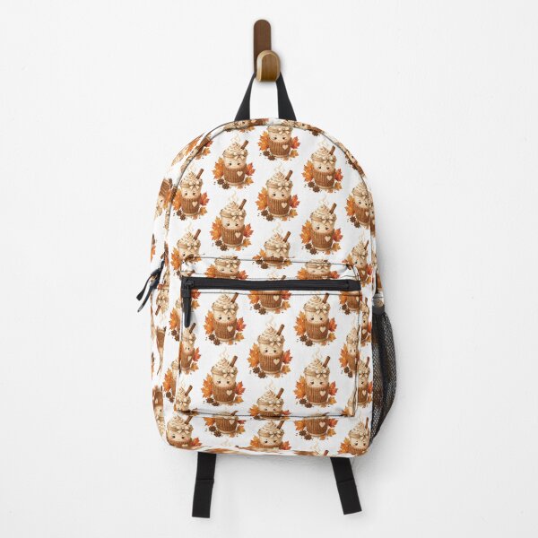 Item preview, Cute Pumpkin Spice Latte Character designed and sold by HappyOops.