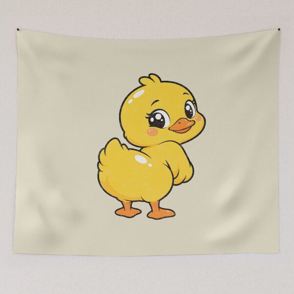Item preview, Cute Yellow Duckling – Sweet Cartoon Duck designed and sold by AwesomeBeyondLimits.
