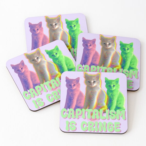 Item preview, Capitalism is cringe [kitten] designed and sold by TicaCreations.