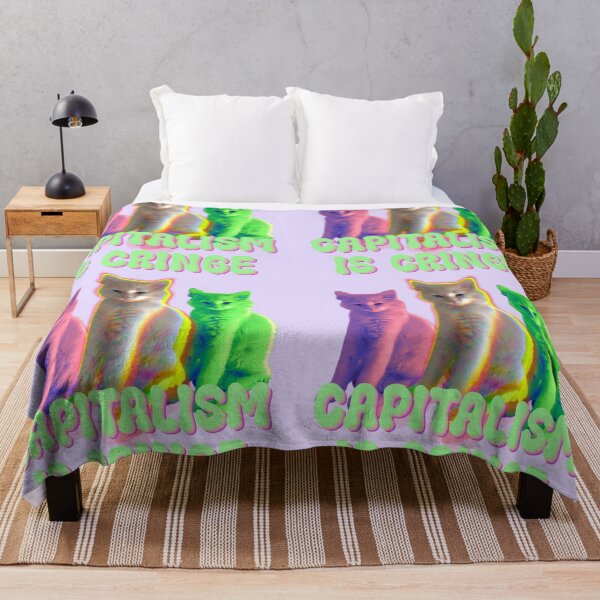 Item preview, Capitalism is cringe [kitten] designed and sold by TicaCreations.