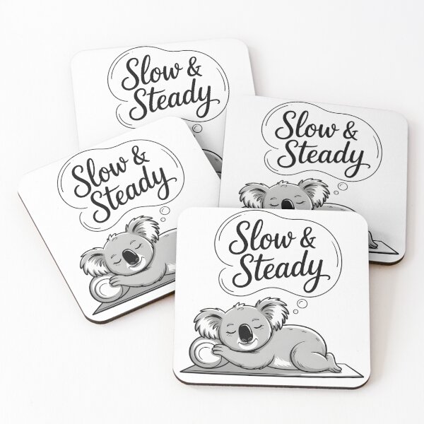 Item preview, Slow & Steady Greyscale Koala Hugging Pillow designed and sold by 108stillness.