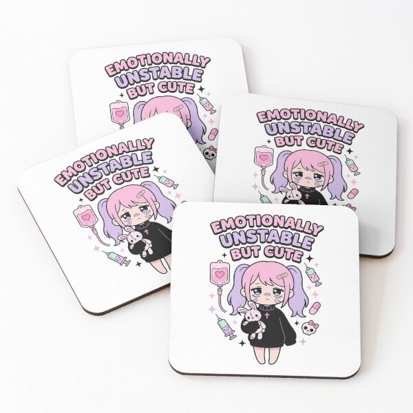 Item preview, Emotionally Unstable But Cute - Yami Kawaii Pastel Goth designed and sold by jrzvibe.