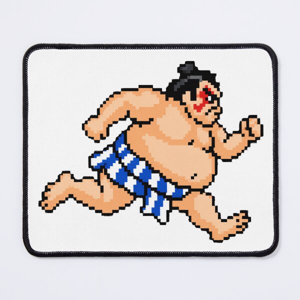 Item preview, E. Honda Running – Retro Arcade Pixel Art designed and sold by RunningPixelCup.