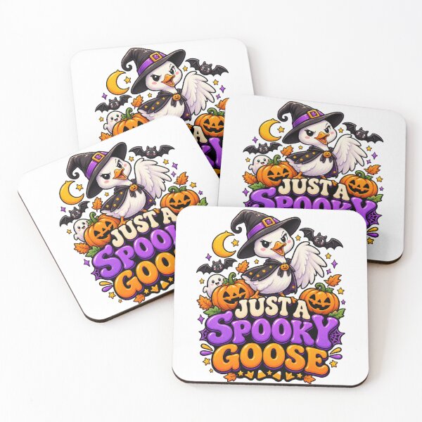Item preview, Just a Spooky Goose – Funny Halloween Goose in Witch Hat designed and sold by OB-Store.