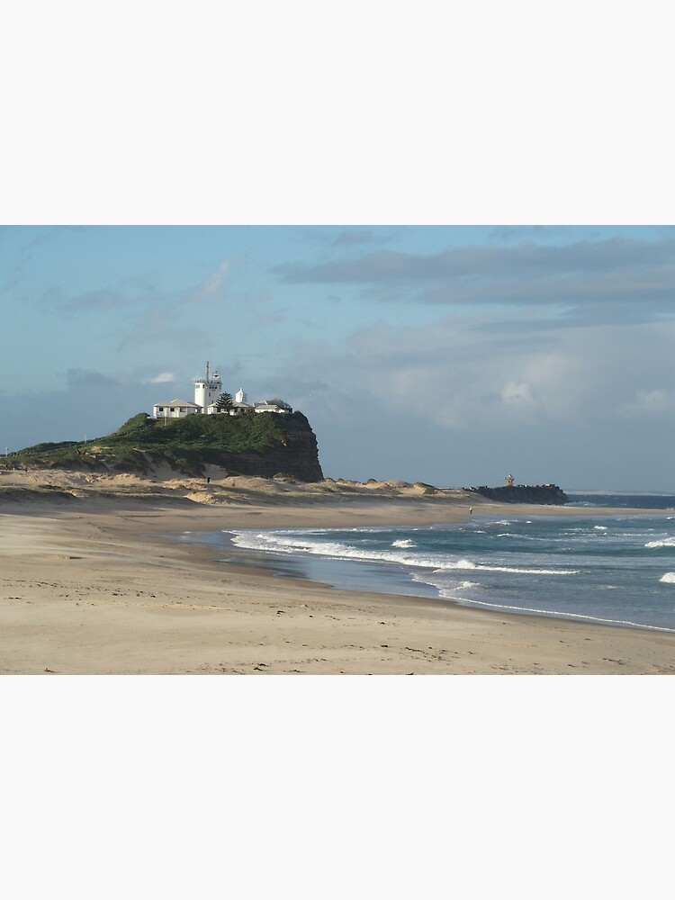 "Nobbys Beach and Lighthouse" Poster for Sale by Redbubble