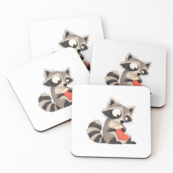 Item preview, Raccoon and the Christmas Stocking designed and sold by The-Art-of-D.