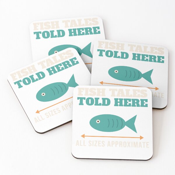 Item preview, Fish Tales Told Here: All Sizes Approximate designed and sold by MesaPinePaperCo.