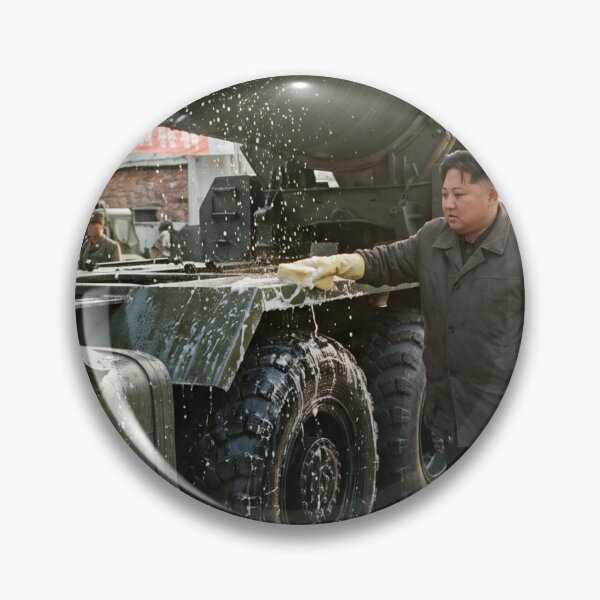 Item preview, Kim Jong-un Washing an Intercontinental Ballistic Missile designed and sold by Thanabordee.