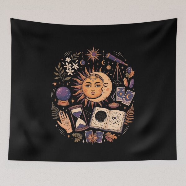 Item preview, Mystical Celestial Sun Moon Tarot designed and sold by DariaOltes.