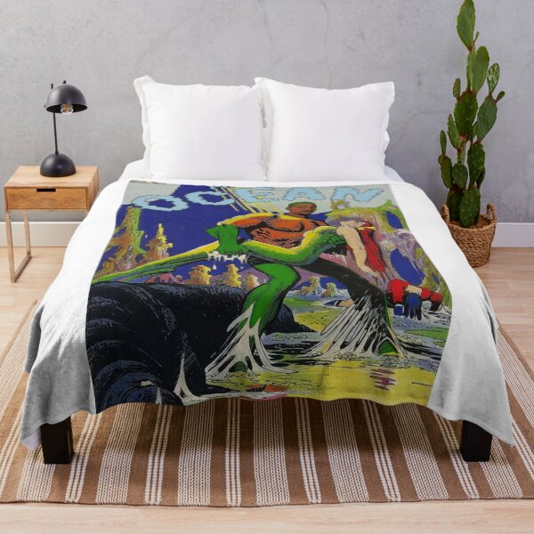Item preview, Superhero Ocean Cover Magazine Poster designed and sold by geradspacy.