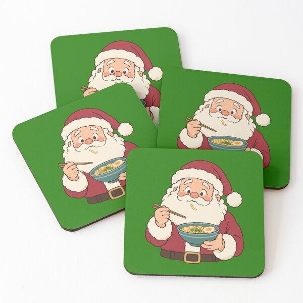 Item preview, Funny Santa Ramen Beard for Japanese Food Lovers – Cheerful Christmas Fun designed and sold by Im-Ara.
