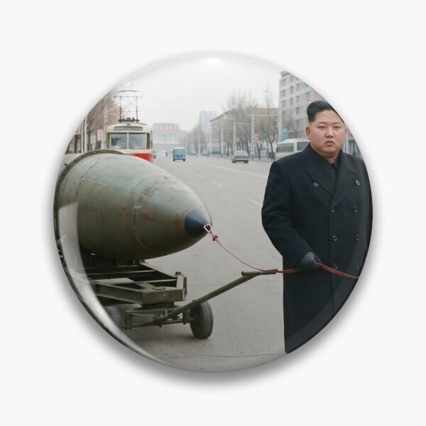 Item preview, Kim Jong-un Walking a Ballistic Nuclear Missile designed and sold by Thanabordee.