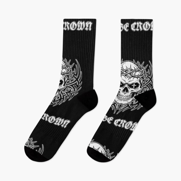 Item preview, Savage Crown Gothic Tribal Skull Crown Of Thorns Streetwear T-Shirt designed and sold by Giobb-Artwork.