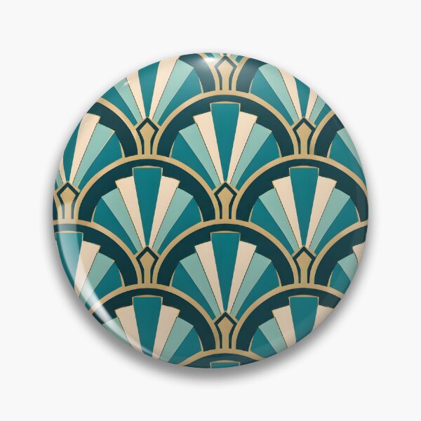 Item preview, Art Deco Fan Geometric Pattern designed and sold by Sybille-Yates.