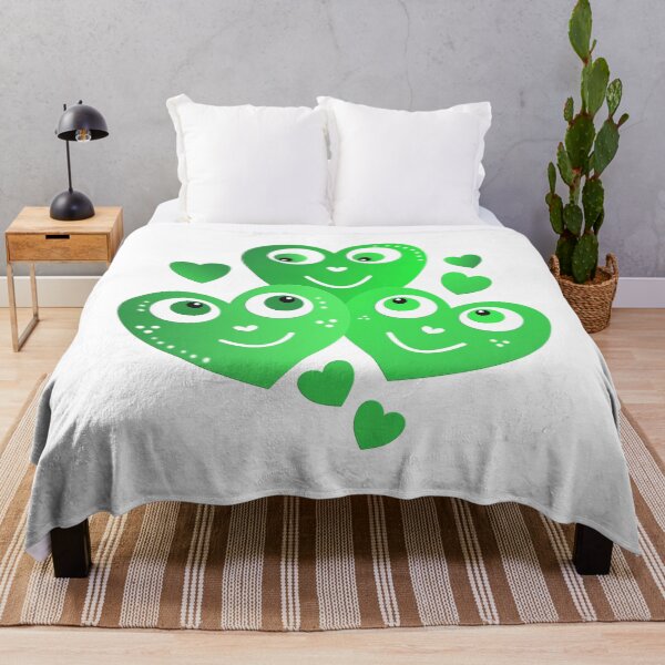 Item preview, Cute little green hearts with smiles designed and sold by creationsforyu.