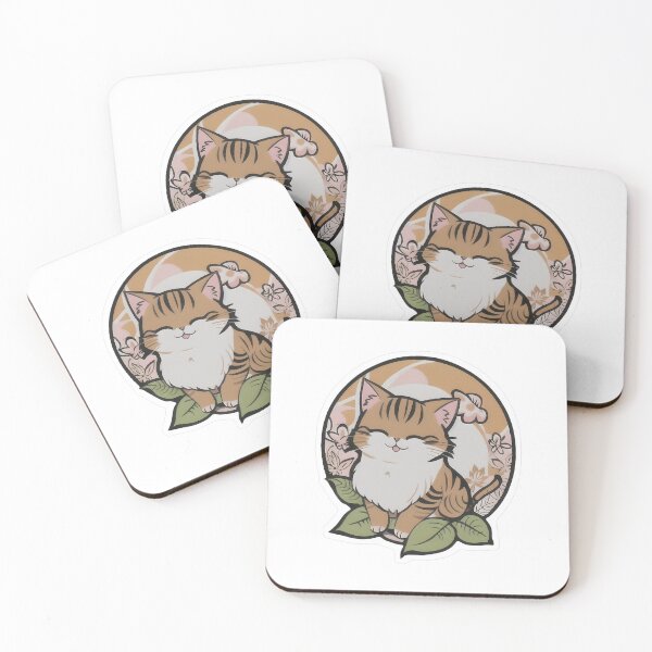 Item preview, Thanksgiving Tabby Cat with Flowers designed and sold by For-Cat Studio.