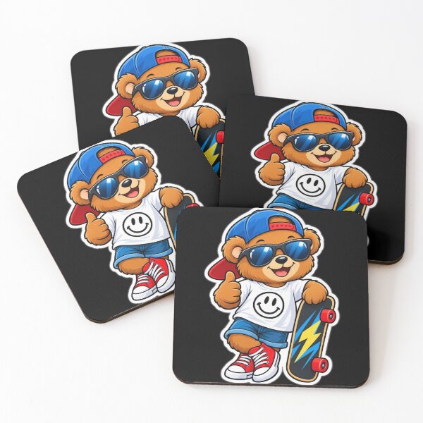 Item preview, Cool Skateboard Bear – Cute Kids Cartoon T-Shirt designed and sold by ser-Ile.