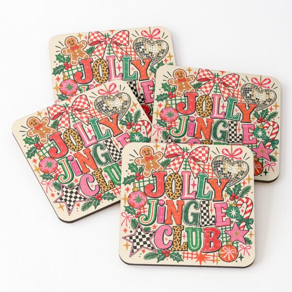 Item preview, Retro Jolly Jingle Club Christmas Collage designed and sold by Bawwe.