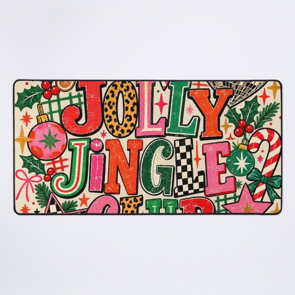 Item preview, Retro Jolly Jingle Club Christmas Collage designed and sold by Bawwe.