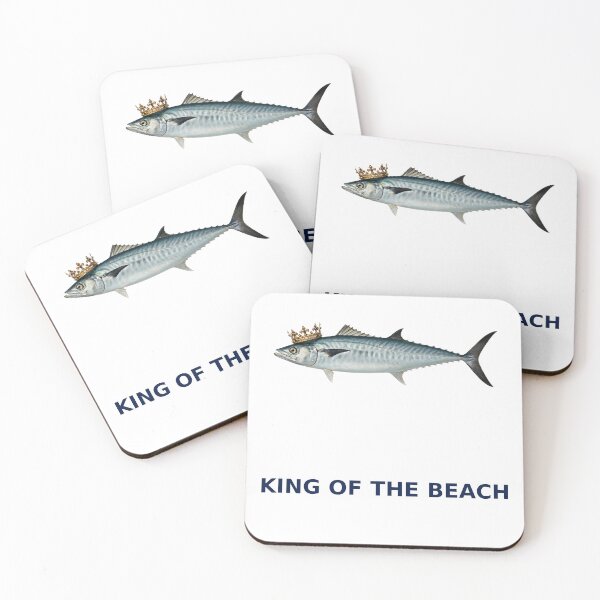 Item preview, King of the Beach — King Mackerel Crown Fishing Design designed and sold by JonahCrossBooks.