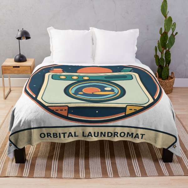 Item preview, Orbital Laundromat – Cosmic Laundry and Miniature Planets designed and sold by Art Studio Shams.