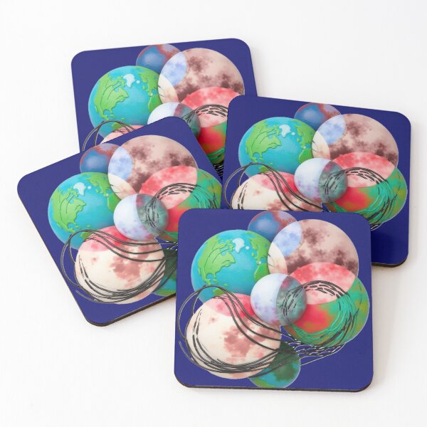 Item preview, emerald circles in harmony C1 br colorful geometric circular abstract designed and sold by SmashingDeals.