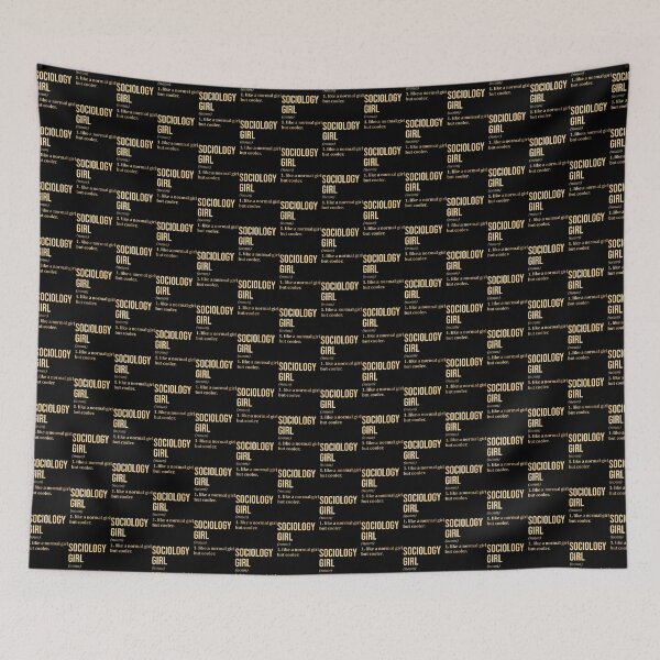 Item preview, Sociology Girl Definition Typography Design in Gold Style designed and sold by Youben1.