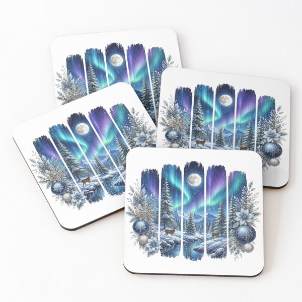 Item preview, Moonlit Aurora Winter Wonderland designed and sold by EdicrisR.