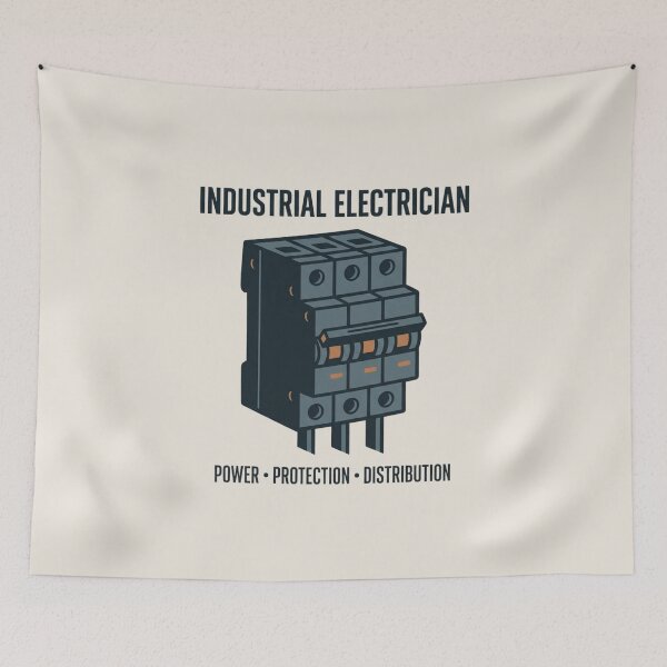 Item preview, industrial electrician designed and sold by Amr Darwish Graphic designer.